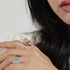 Sea wave ring